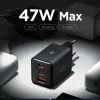 Блок питания Spigen Essential 47W Wall Charger EE473EU (Black)