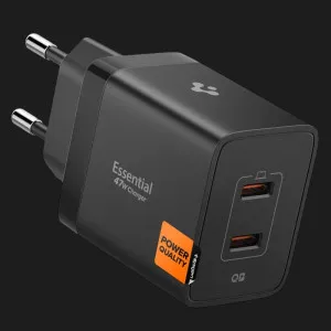 Блок питания Spigen Essential 47W Wall Charger EE472EU (Black) в Луцке