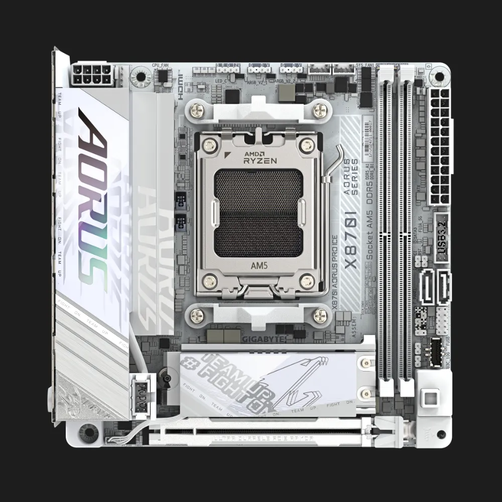 Материнська плата GIGABYTE X870I AORUS PRO ICE (X870I_AORUS_PRO_ICE)