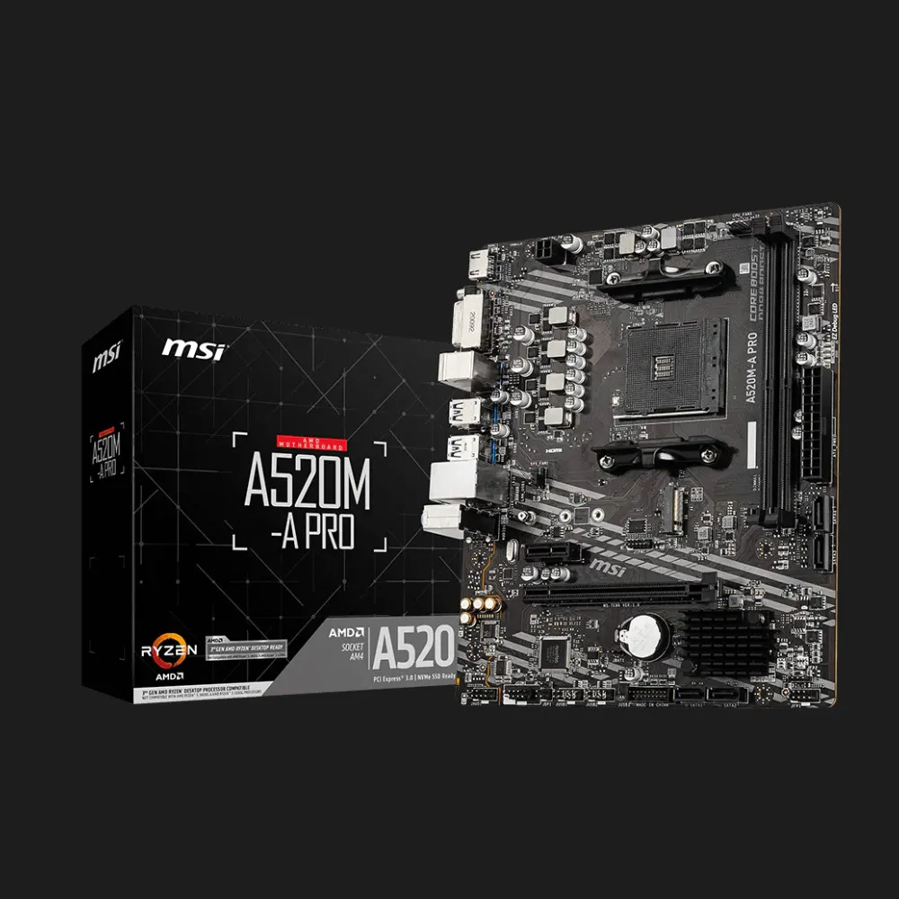 Материнська плата MSI A520M-A PRO (911-7C96-044)