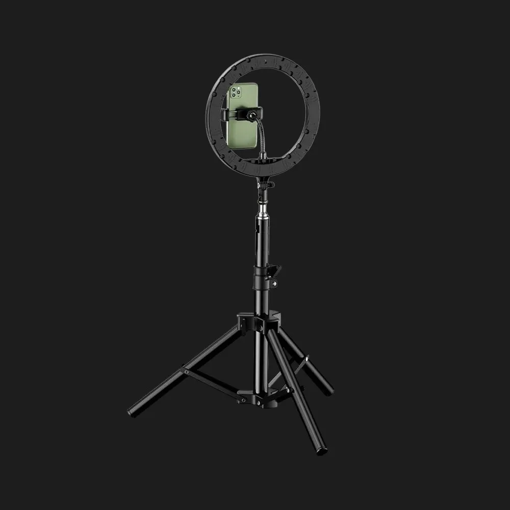 Набір для блогера RTAKO ZJ-ZBT01 Live Streaming Stand with Ring Light and Floor Tripod — фото 2