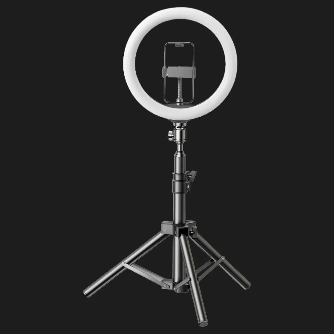 Набір для блогера RTAKO ZJ-ZBT01 Live Streaming Stand with Ring Light and Floor Tripod