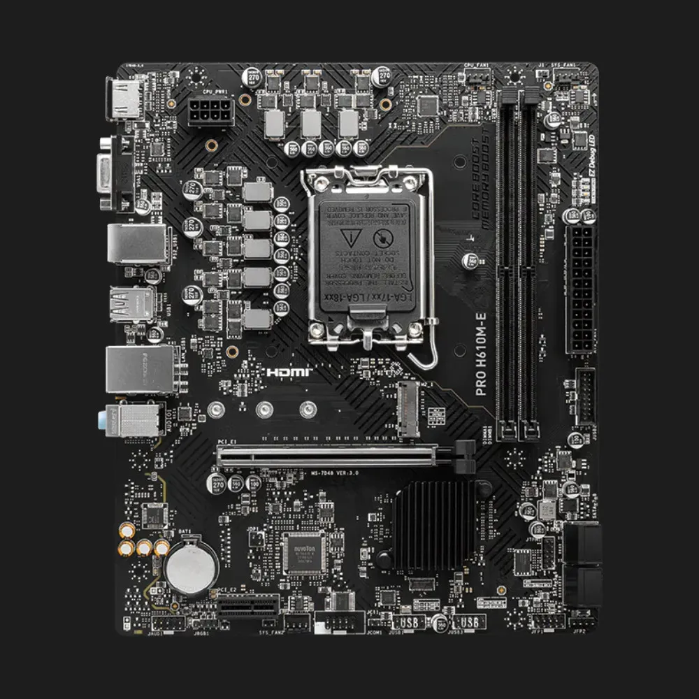 Материнська плата MSI PRO H610M-E (911-7D48-075)