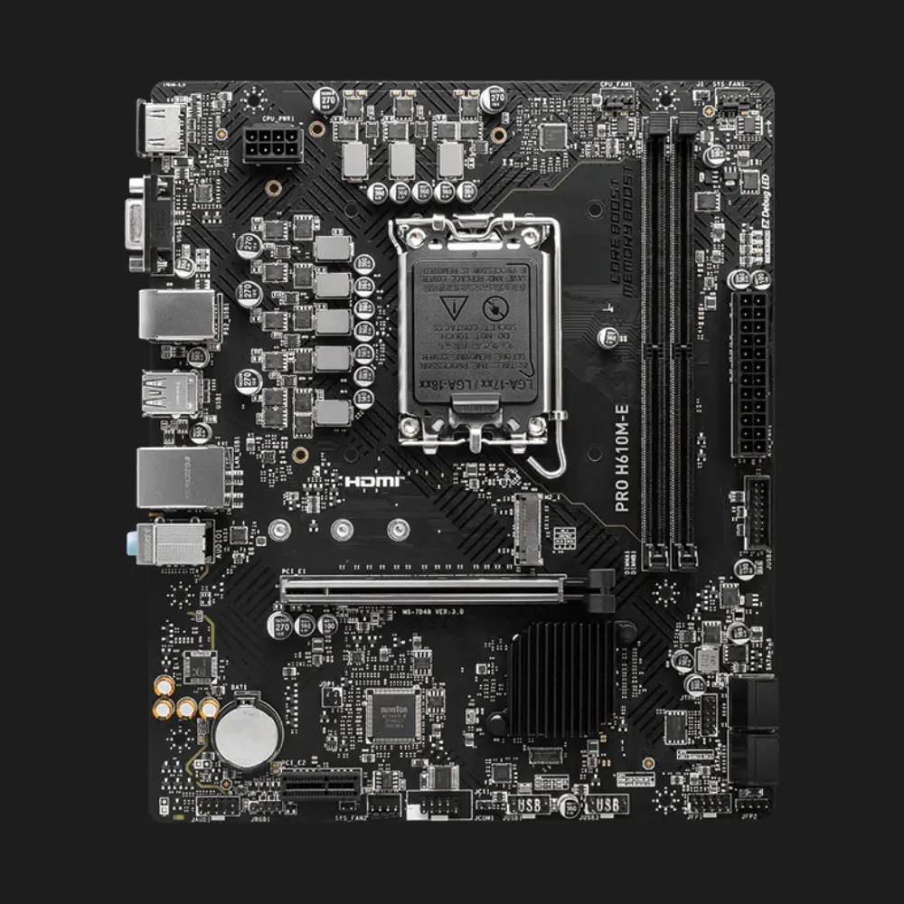 Материнська плата MSI PRO H610M-E (911-7D48-075)