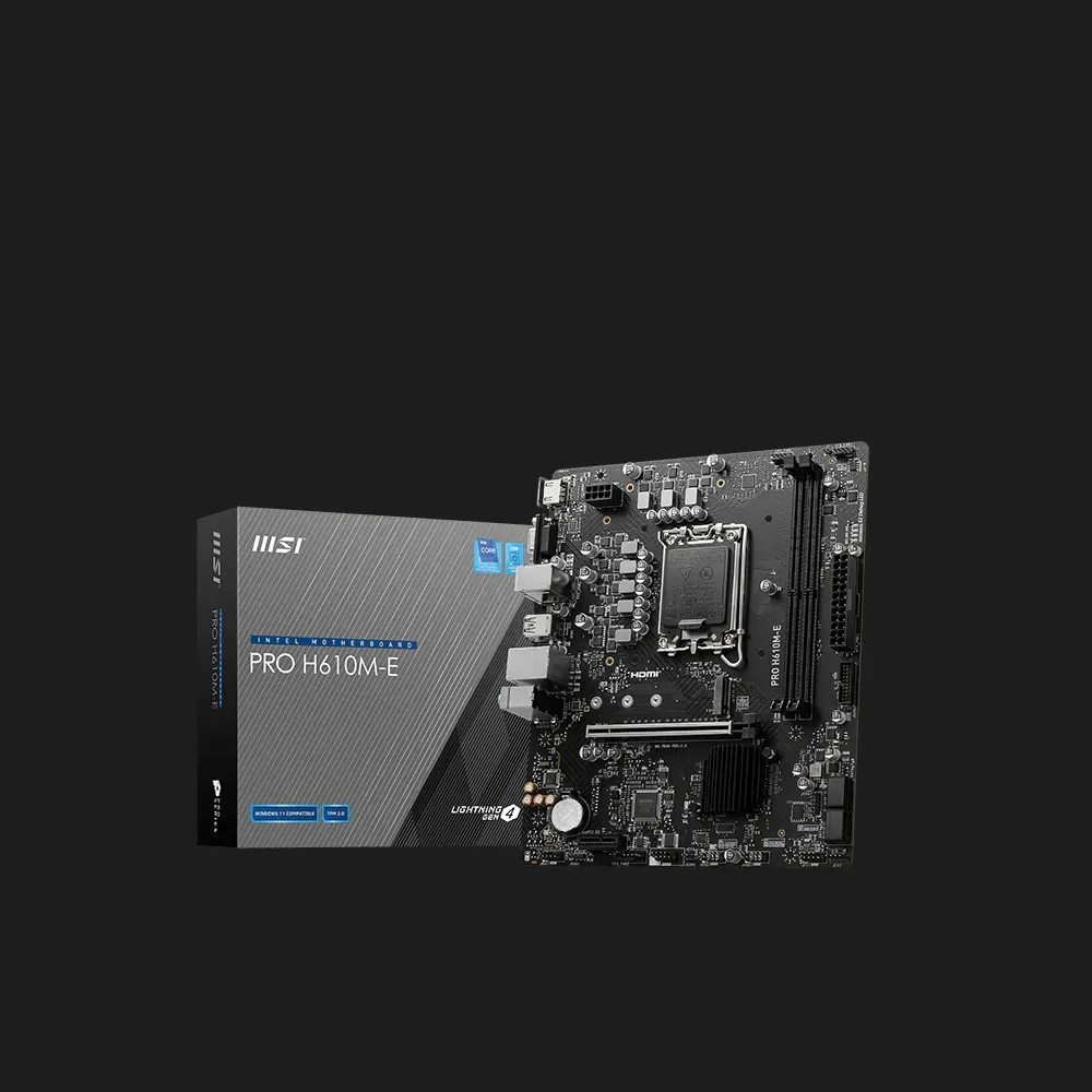 Материнська плата MSI PRO H610M-E (911-7D48-075)