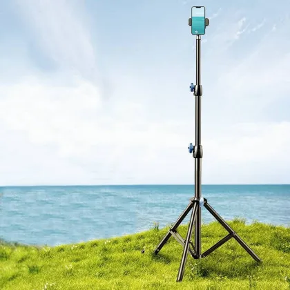 Штатив RTAKO RLD-001 1.7M Matte Carbon Steel Tripod (Black)