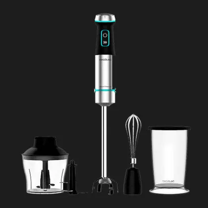 Блендер занурювальний Cecotec Power TitanBlack 1200 XL Cream&Crush (Silver)