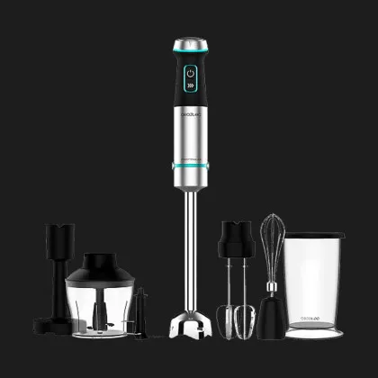 Блендер занурювальний Cecotec Power TitanBlack 1200 XL PerfectCream&Crush (Silver)