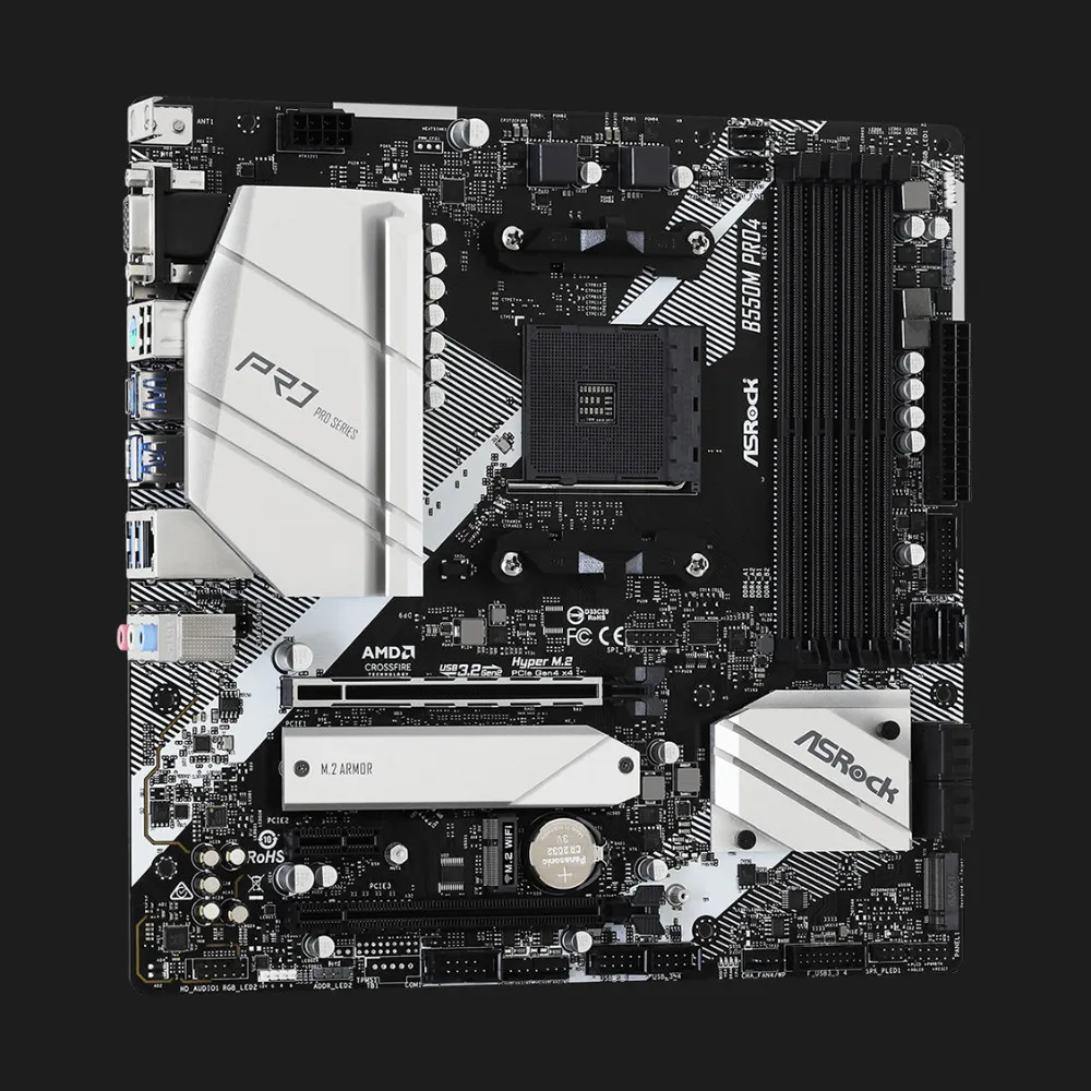 Материнська плата ASRock B550M PRO4 (B550M PRO4) — фото 3