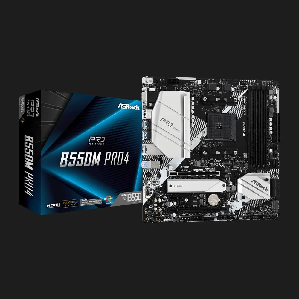Материнська плата ASRock B550M PRO4 (B550M PRO4) — фото 5