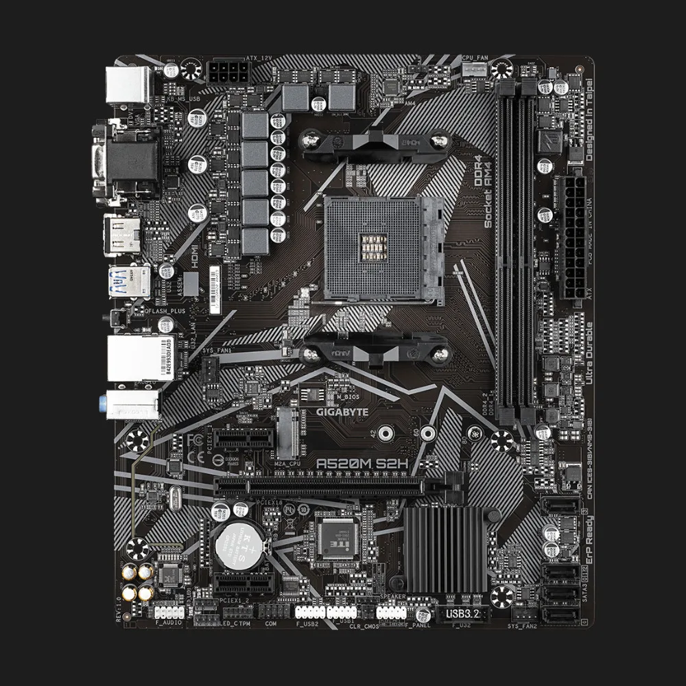 Материнська плата GIGABYTE A520M S2H (A520M S2H)
