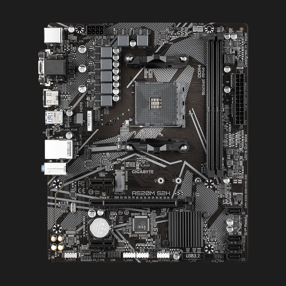 Материнська плата GIGABYTE A520M S2H (A520M S2H)