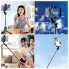 Монопод RTAKO Q10R MINI Clip Selfie Stick (Black)