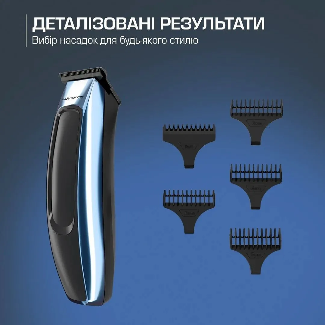 Тример Rowenta Barber Experience (Black/Blue) — фото 10