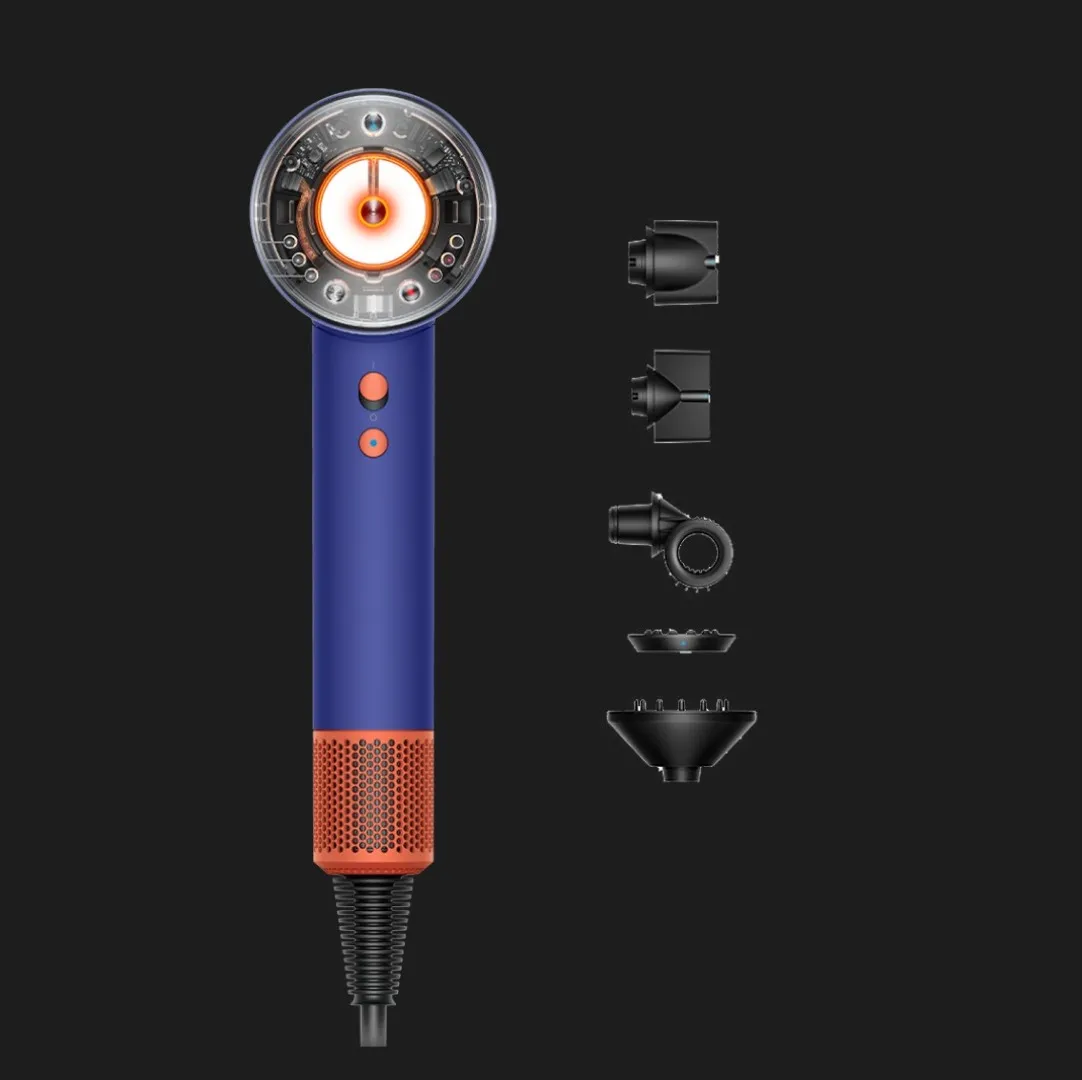 Фен для волосся Dyson Supersonic Nural Hair Dryer (Vinca Blue/Topaz)