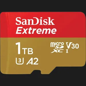 Карта пам'яті SanDisk Extreme microSDXC 1TB UHS-I U3 V30 + SD adapter в Хмельницькому