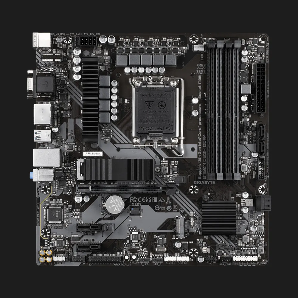 Материнская плата GIGABYTE B760M DS3H DDR4 (B760M DS3H DDR4)