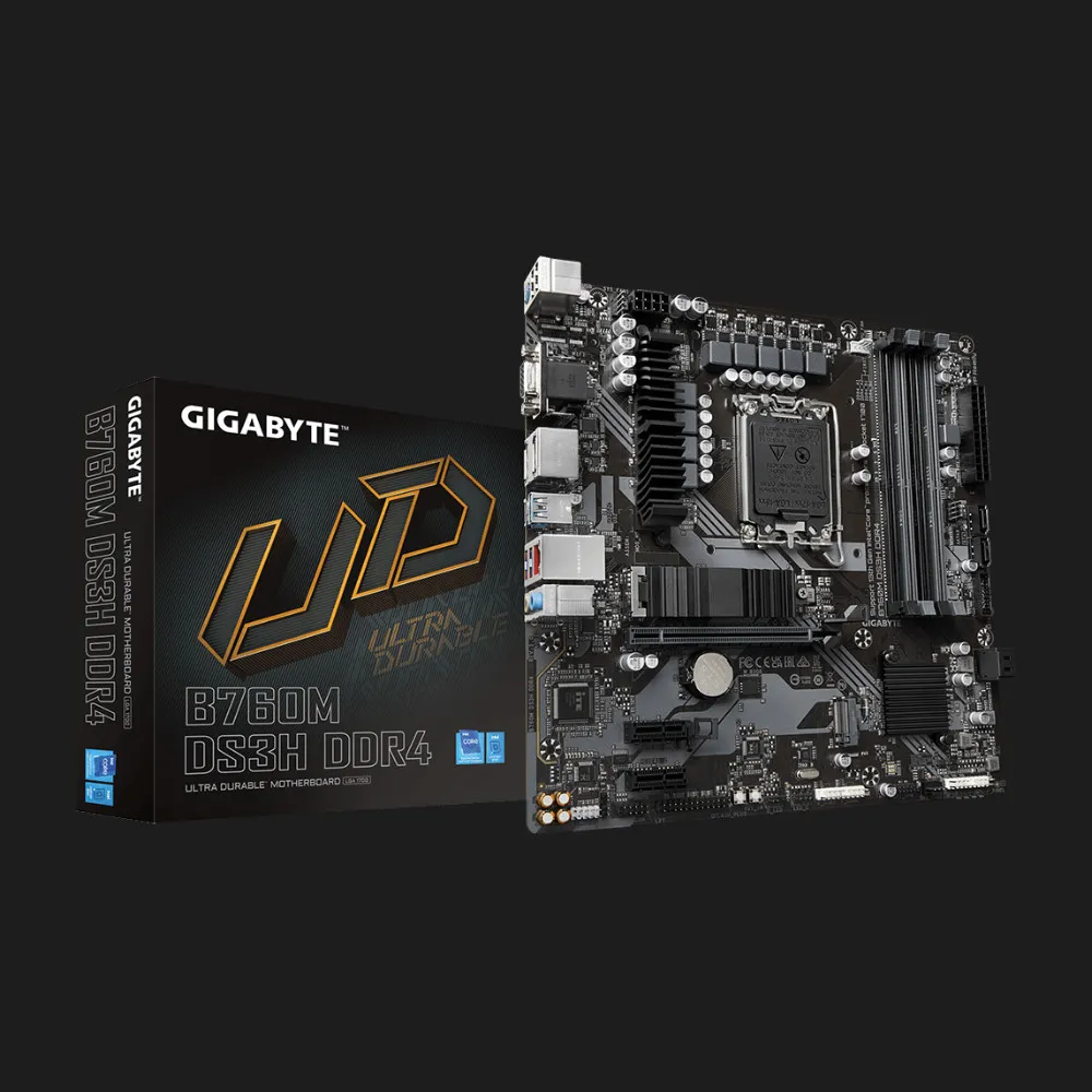 Материнская плата GIGABYTE B760M DS3H DDR4 (B760M DS3H DDR4)