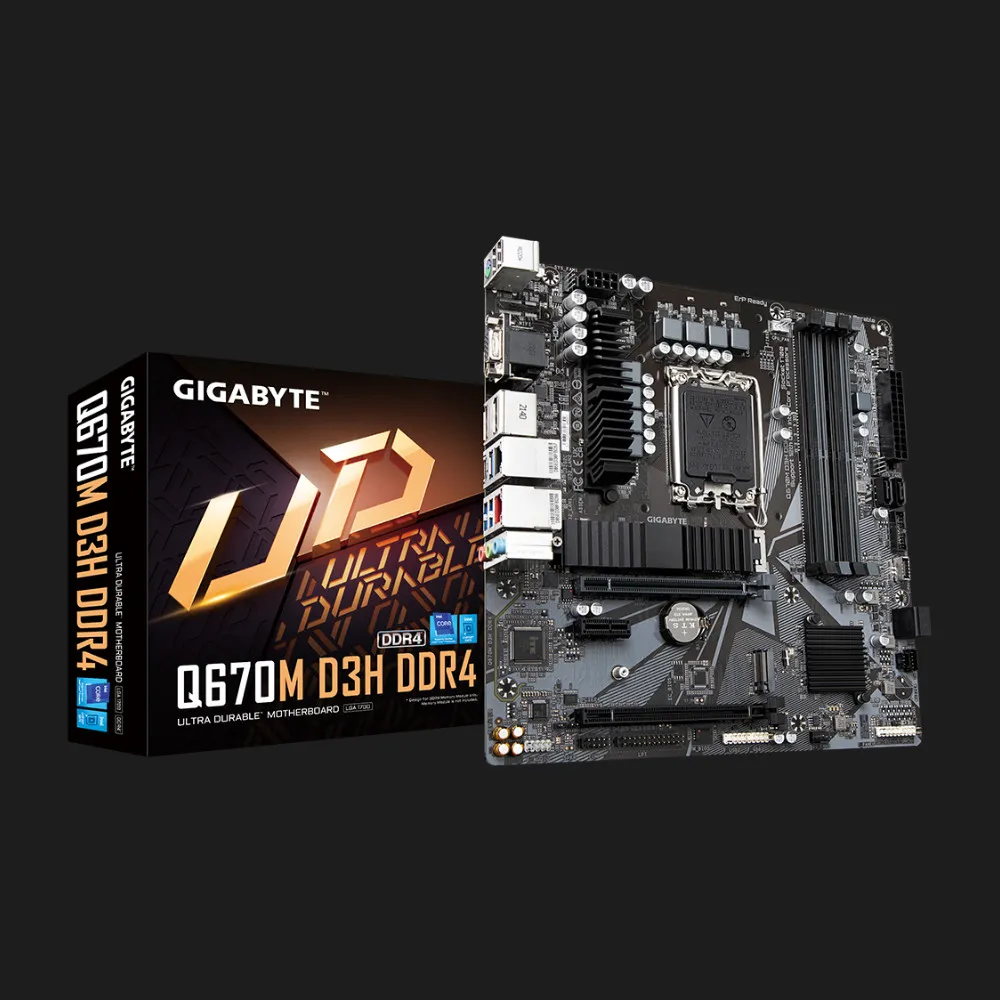 Материнська плата GIGABYTE Q670M D3H DDR4 (Q670M D3H DDR4)