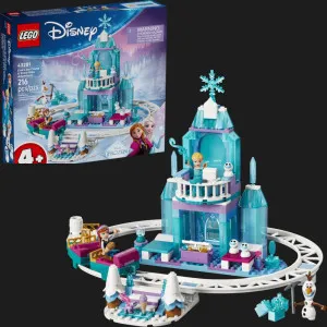 Конструктор LEGO Disney Ледяной дворец Эльзы и веселое катание на санках (43281)