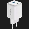 Блок питания Proove Pocket GaN 45W (Type-C + USB) (White)