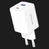 Блок питания Proove Pocket GaN 45W (Type-C + USB) (White)