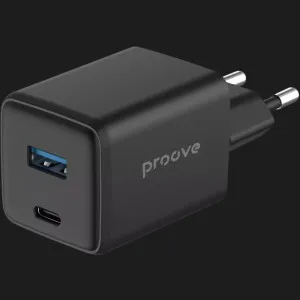 Блок питания Proove Pocket GaN 45W (Type-C + USB) (Black) в Луцке