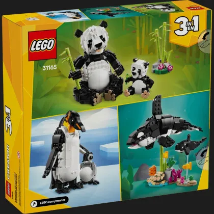 Конструктор LEGO Creator Дикі тварини: пандові (31165)