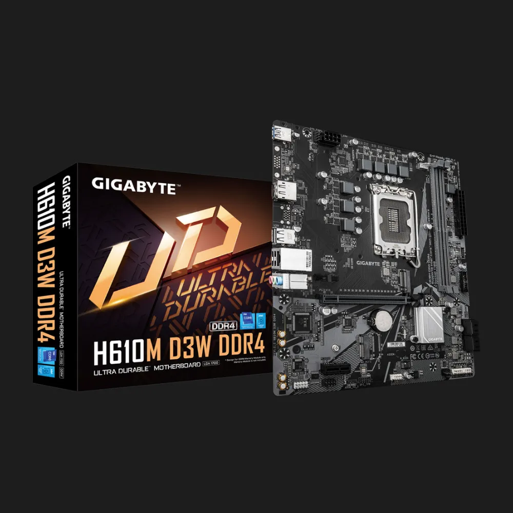 Материнская плата GIGABYTE H610M D3W DDR4 (H610M D3W DDR4)