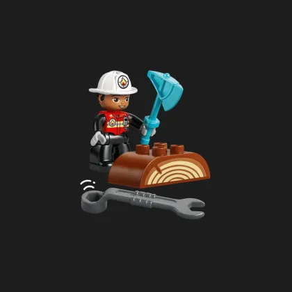 Конструктор DUPLO Town Пожежна машина зі шлангом і пожежником (10473)