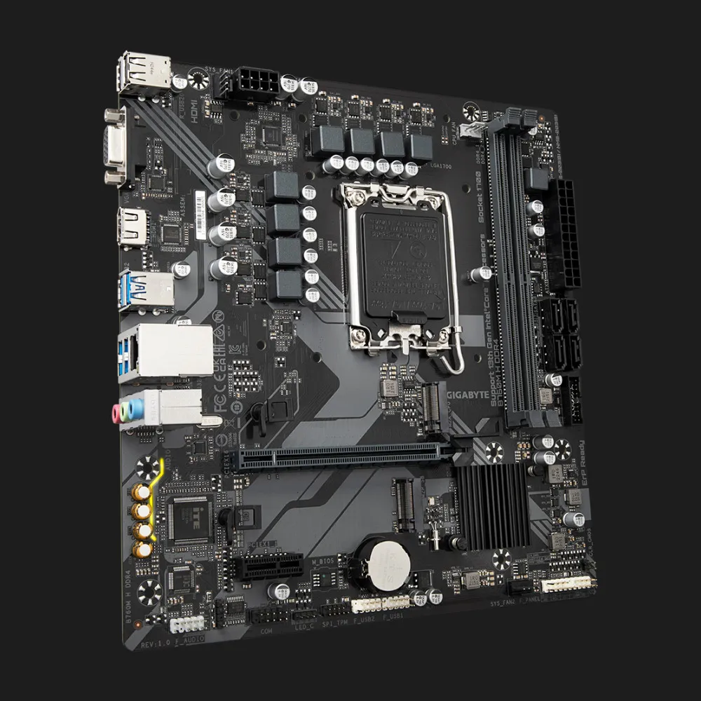 Материнская плата GIGABYTE B760M H DDR4 (B760M H DDR4)