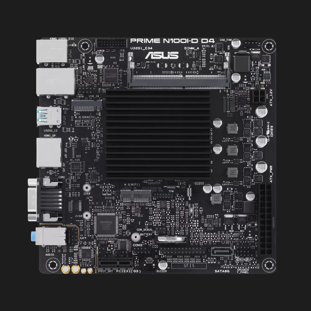 Материнська плата ASUS PRIME N100I-D D4-CSM (PRIME N100I-D D4-CSM)