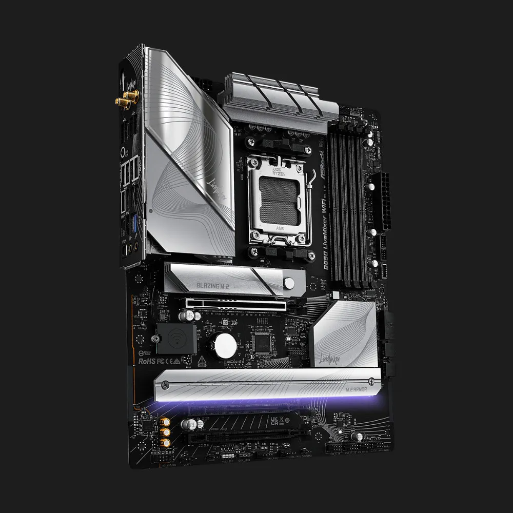 Материнська плата ASRock B850 LIVEMIXER WIFI (B850 LIVEMIXER WIFI) — фото 2