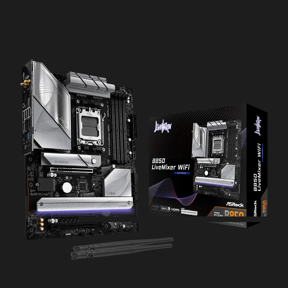 Материнська плата ASRock B850 LIVEMIXER WIFI (B850 LIVEMIXER WIFI) — фото 5