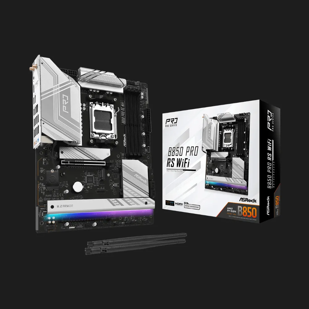 Материнська плата ASRock B850 PRO RS WIFI (B850 PRO RS WIFI) — фото 5