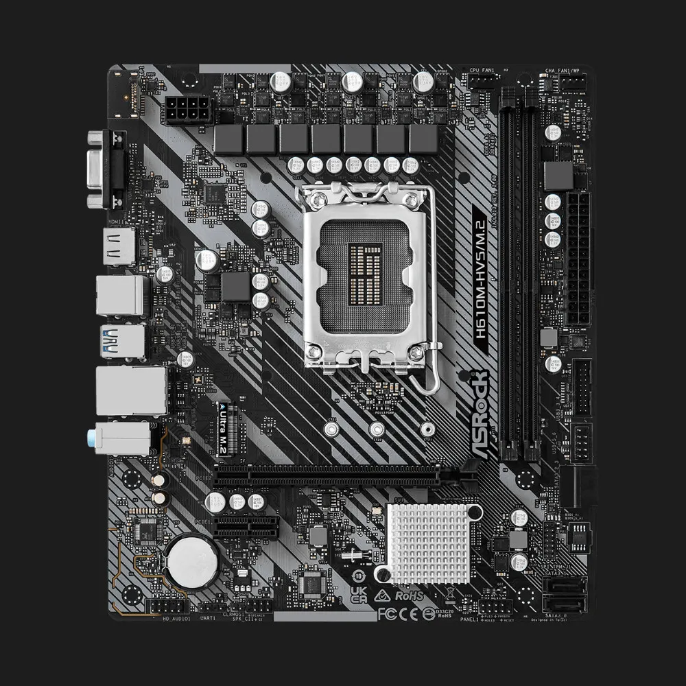 Материнська плата ASRock H610M-HVS/M.2 R2.0 (H610M-HVS/M.2 R2.0)