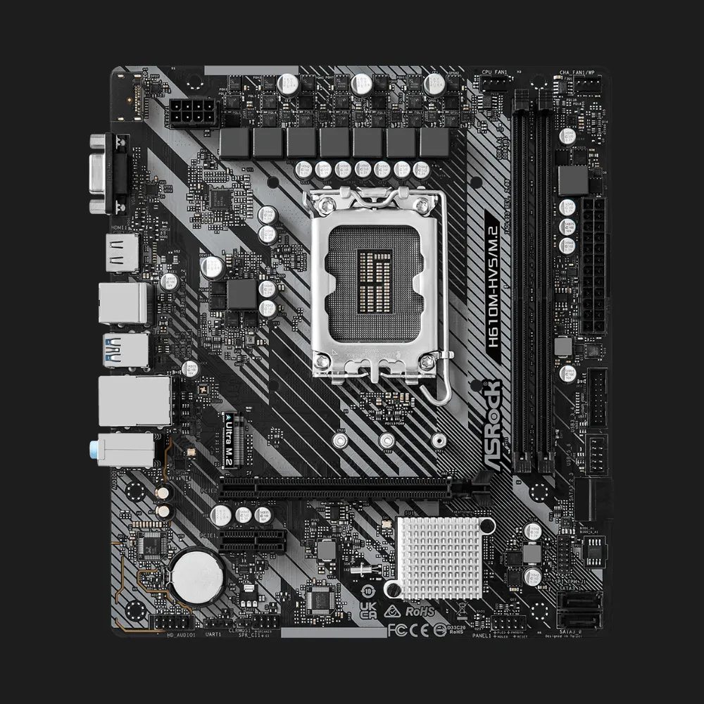 Материнська плата ASRock H610M-HVS/M.2 R2.0 (H610M-HVS/M.2 R2.0)