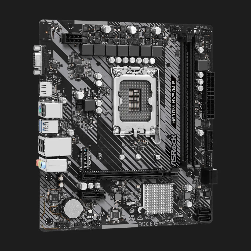 Материнська плата ASRock H610M-HVS/M.2 R2.0 (H610M-HVS/M.2 R2.0)