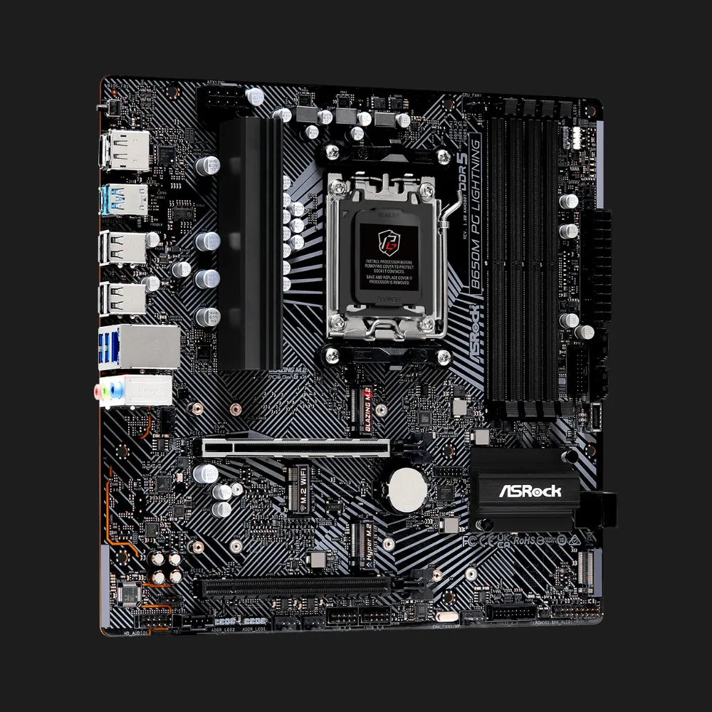 Материнська плата ASRock B650M PG LIGHTNING (B650M PG LIGHTNING) — фото 3