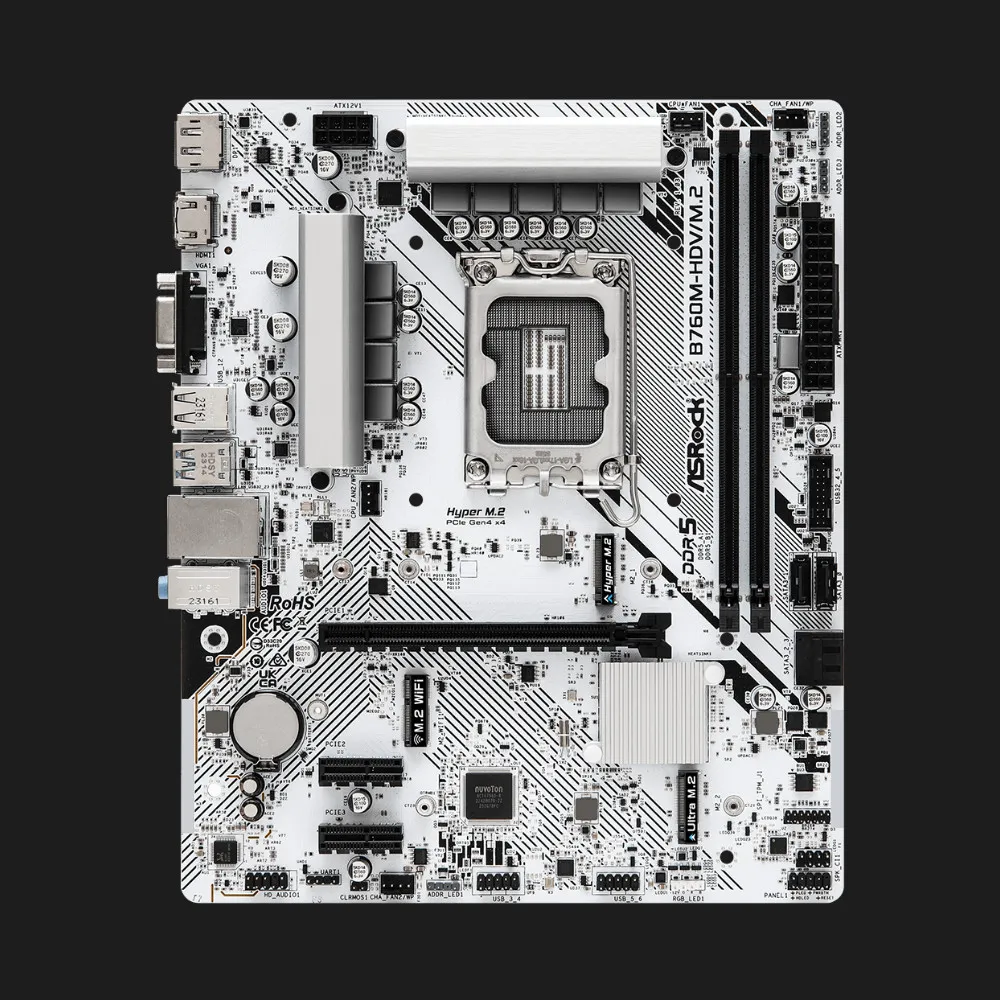 Материнська плата ASRock B760M-HDV/M.2 (B760M-HDV/M.2)