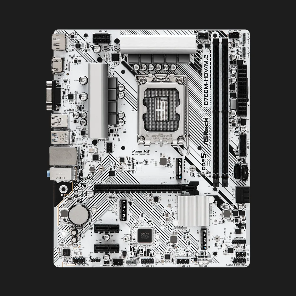 Материнська плата ASRock B760M-HDV/M.2 (B760M-HDV/M.2)