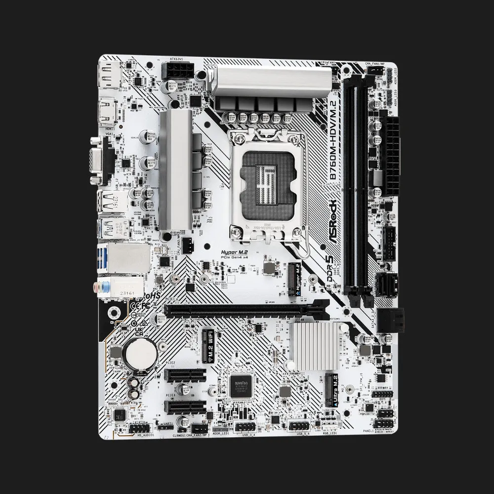 Материнська плата ASRock B760M-HDV/M.2 (B760M-HDV/M.2) — фото 3