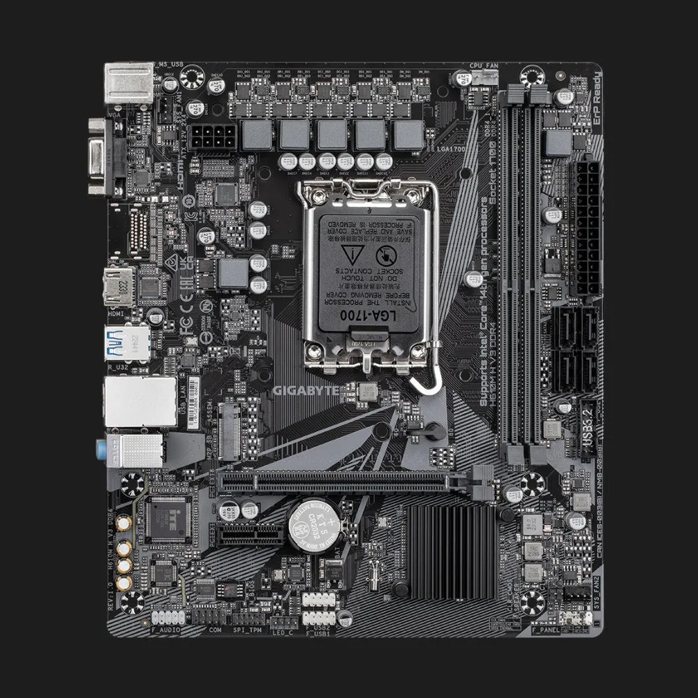 Материнская плата GIGABYTE H610M H V3 DDR4 (H610M H V3 DDR4)