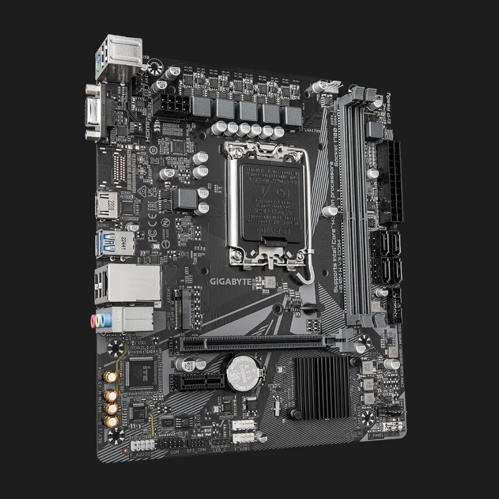 Материнская плата GIGABYTE H610M H V3 DDR4 (H610M H V3 DDR4)