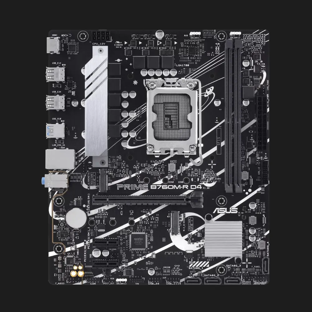 Материнська плата ASUS PRIME B760M-R D4 (PRIME B760M-R D4)