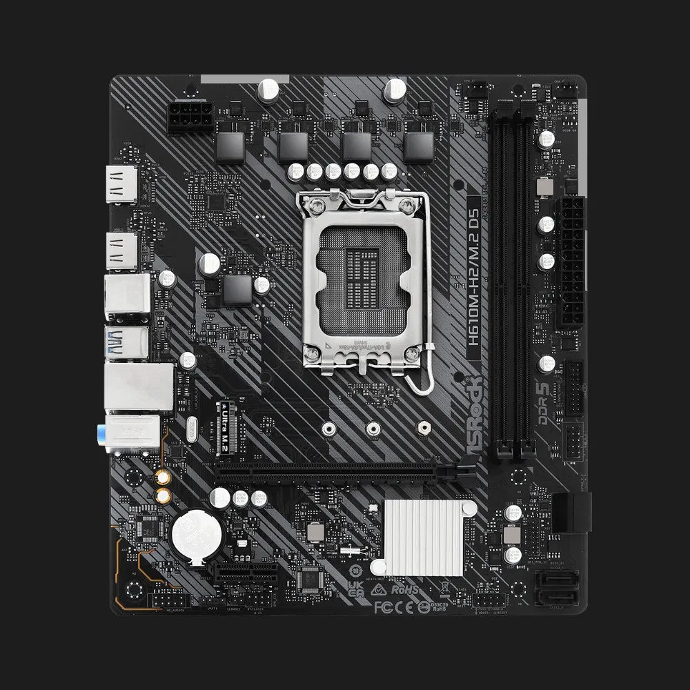 Материнская плата ASRock H610M-H2/M.2 D5 (H610M-H2/M.2 D5)