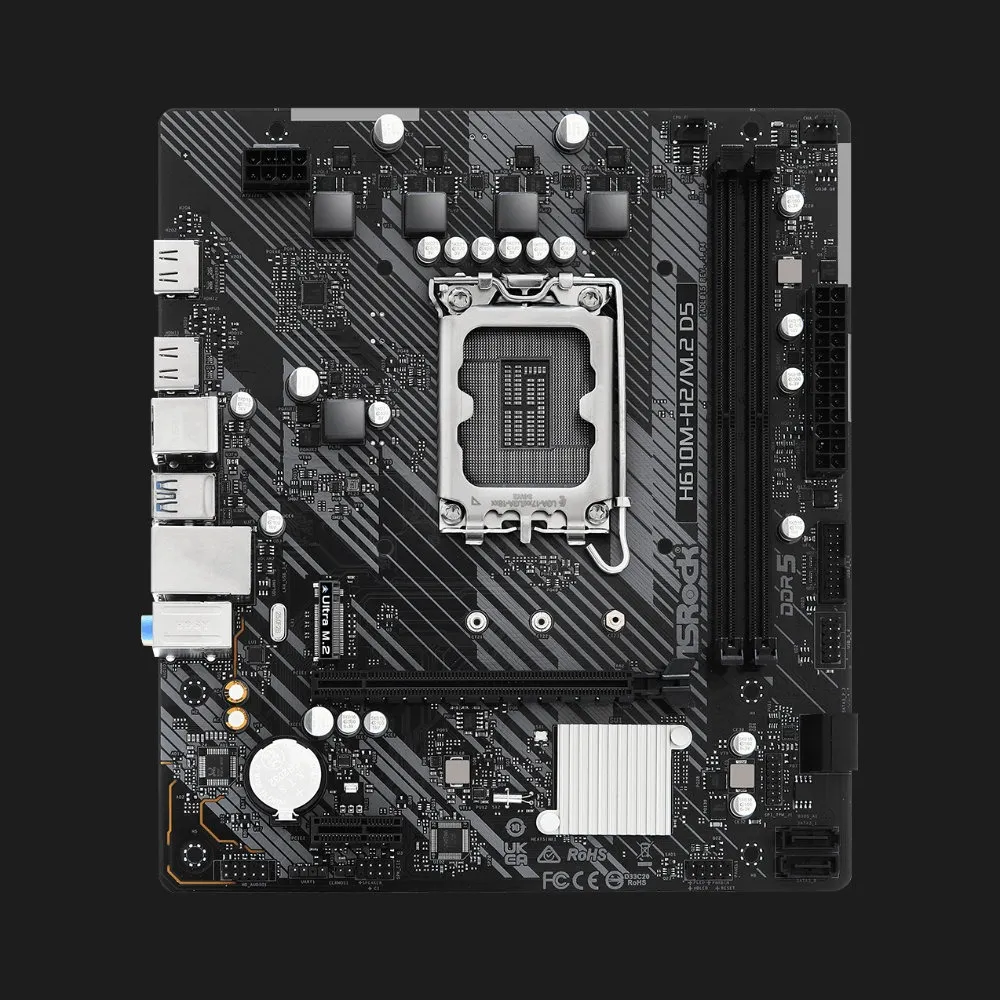 Материнська плата ASRock H610M-H2/M.2 D5 (H610M-H2/M.2 D5)