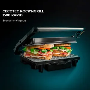 Гриль Cecotec Rock`nGrill 1500 Rapid (Silver)