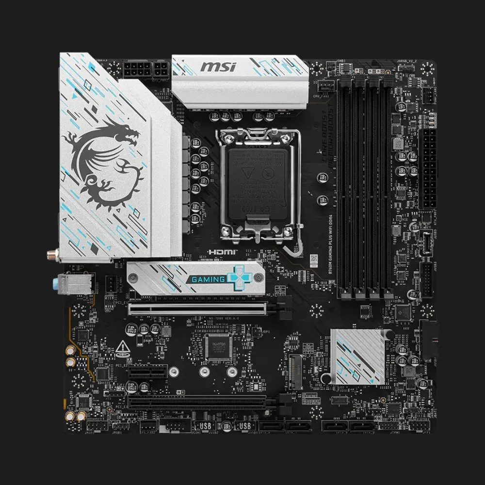 Материнська плата MSI B760M GAMING PLUS WIFI DDR4 (B760M GAMING PLUS WIFI DDR4)