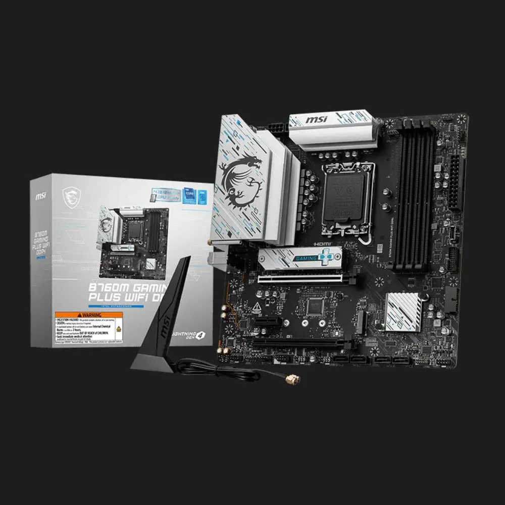 Материнская плата MSI B760M GAMING PLUS WIFI DDR4 (B760M GAMING PLUS WIFI DDR4)